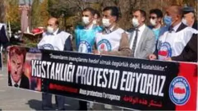 Memur-Sen, Macron'un İslam karşıtı açıklamalarını protesto etti Memur-Sen, Macron'un İslam karşıtı açıklamalarını protesto etti