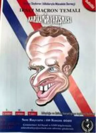 ASİMED'den 'Irkçı Macron' temalı ödüllü karikatür yarışması ASİMED'den 'Irkçı Macron' temalı ödüllü karikatür yarışması