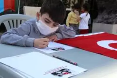 Azerbaycanlı çocuktan, cephedeki babasına mektup Azerbaycanlı çocuktan, cephedeki babasına mektup