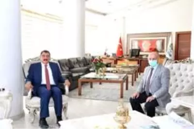 Başkan Gürkan, Müftü Işıldar'ı ağırladı Başkan Gürkan, Müftü Işıldar'ı ağırladı