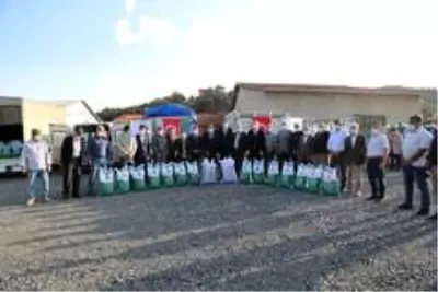 Çiftçilere 75 ton Macar Fiği tohumu dağıtıldı Çiftçilere 75 ton Macar Fiği tohumu dağıtıldı