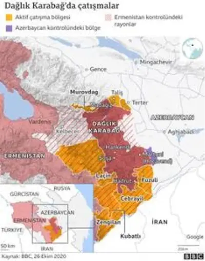 Dağlık Karabağ krizi: Azerbaycan ve Ermenistan arasındaki çatışmalarda bir ayda neler yaşandı? Dağlık Karabağ krizi: Azerbaycan ve Ermenistan arasındaki çatışmalarda bir ayda neler yaşandı?