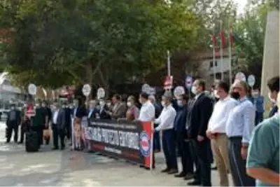 Memur-Sen Aydın'da Macron'un küstahlığını kınadı Memur-Sen Aydın'da Macron'un küstahlığını kınadı