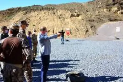 Emniyetin atış poligonu açıldı Emniyetin atış poligonu açıldı