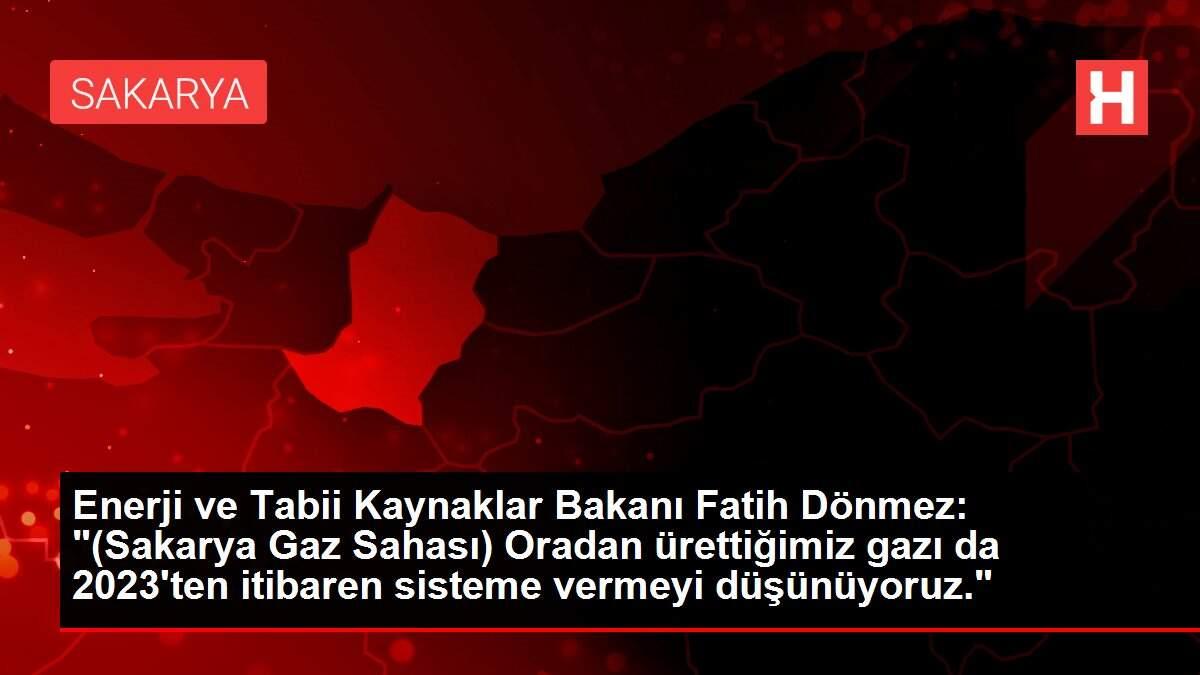 Enerji ve Tabii Kaynaklar Bakanı Fatih Dönmez: Enerji ve Tabii Kaynaklar Bakanı Fatih Dönmez: