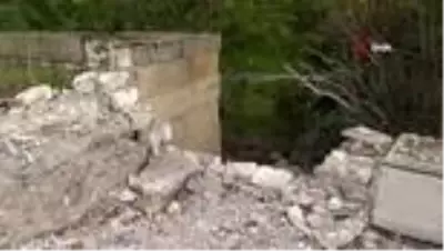 Ermenistan'ın vurduğu Garadağlı köyü görüntülendi Ermenistan'ın vurduğu Garadağlı köyü görüntülendi