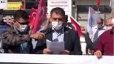 Memur-Sen Aydın'da Macron'un küstahlığını kınadı Memur-Sen Aydın'da Macron'un küstahlığını kınadı