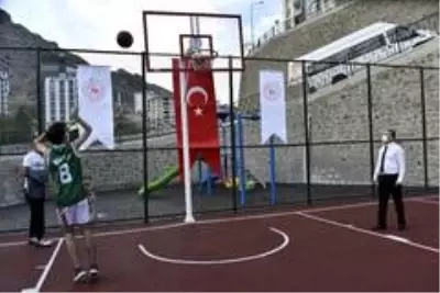 Gümüşhane'de 35 semt sahasının yapımı tamamlandı Gümüşhane'de 35 semt sahasının yapımı tamamlandı
