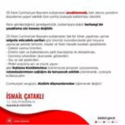 İçişleri Bakanlığı, '29 Ekim kutlamaları yasaklandı' iddiasını reddetti: Kutlanacak, hem de coşkuyla İçişleri Bakanlığı, '29 Ekim kutlamaları yasaklandı' iddiasını reddetti: Kutlanacak, hem de coşkuyla