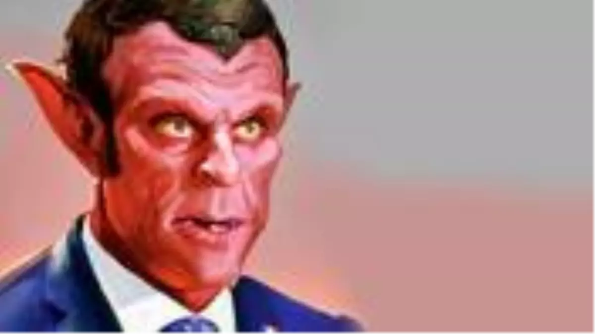 İran medyası Fransa Cumhurbaşkanı Macron'u şeytana benzetti: Paris İblisi