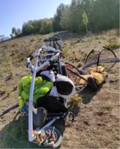 Son dakika haberi | İşte teröristlerin Amanoslar'a geldiği paramotor Son dakika haberi | İşte teröristlerin Amanoslar'a geldiği paramotor