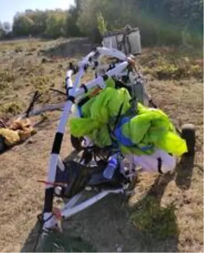 Son dakika haberi | İşte teröristlerin Amanoslar'a geldiği paramotor Son dakika haberi | İşte teröristlerin Amanoslar'a geldiği paramotor