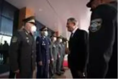 Milli Savunma Bakanı Akar, Özbek mevkidaşıyla bir araya geldi Milli Savunma Bakanı Akar, Özbek mevkidaşıyla bir araya geldi