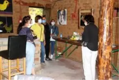 Sanatçı köyündeki etkinlikler pandemide de sürüyor Sanatçı köyündeki etkinlikler pandemide de sürüyor