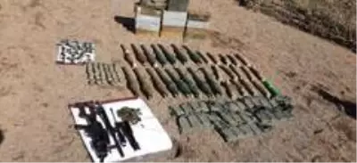 Son dakika haberi... Van'da PKK'lı teröristlere ait silah ve mühimmat ele geçirildi Son dakika haberi... Van'da PKK'lı teröristlere ait silah ve mühimmat ele geçirildi