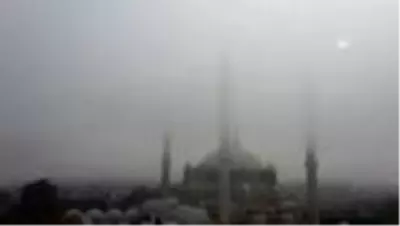 Selimiye Mosque covered in morning fog Selimiye Mosque covered in morning fog