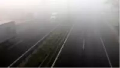 Tekirdağ'da yoğun sis etkili oldu Tekirdağ'da yoğun sis etkili oldu
