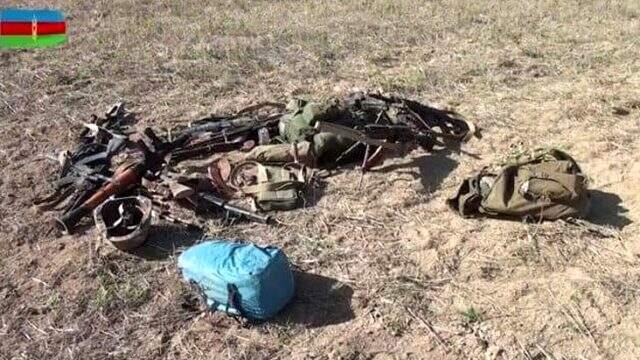 Azerbaycan ordusu Ermenistan askerlerinin bıraktığı tank ve mühimmatları ele geçirdi Azerbaycan ordusu Ermenistan askerlerinin bıraktığı tank ve mühimmatları ele geçirdi