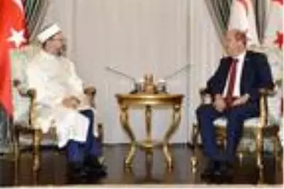 Son dakika... KKTC Cumhurbaşkanı Tatar, Türkiye Diyanet İşleri Başkanı Erbaş'ı kabul etti Son dakika... KKTC Cumhurbaşkanı Tatar, Türkiye Diyanet İşleri Başkanı Erbaş'ı kabul etti