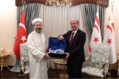 Son dakika... KKTC Cumhurbaşkanı Tatar, Türkiye Diyanet İşleri Başkanı Erbaş'ı kabul etti Son dakika... KKTC Cumhurbaşkanı Tatar, Türkiye Diyanet İşleri Başkanı Erbaş'ı kabul etti