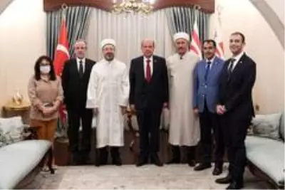 Son dakika... KKTC Cumhurbaşkanı Tatar, Türkiye Diyanet İşleri Başkanı Erbaş'ı kabul etti Son dakika... KKTC Cumhurbaşkanı Tatar, Türkiye Diyanet İşleri Başkanı Erbaş'ı kabul etti