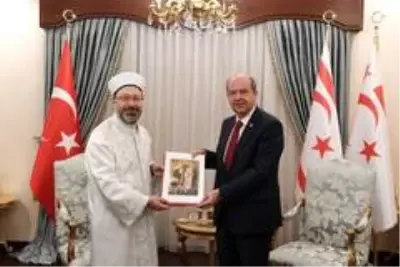 Son dakika... KKTC Cumhurbaşkanı Tatar, Türkiye Diyanet İşleri Başkanı Erbaş'ı kabul etti Son dakika... KKTC Cumhurbaşkanı Tatar, Türkiye Diyanet İşleri Başkanı Erbaş'ı kabul etti
