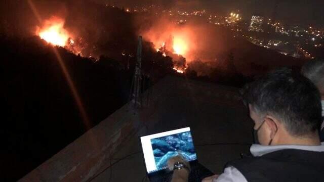 Hatay'da dün başlayan orman yangını sürüyor Hatay'da dün başlayan orman yangını sürüyor