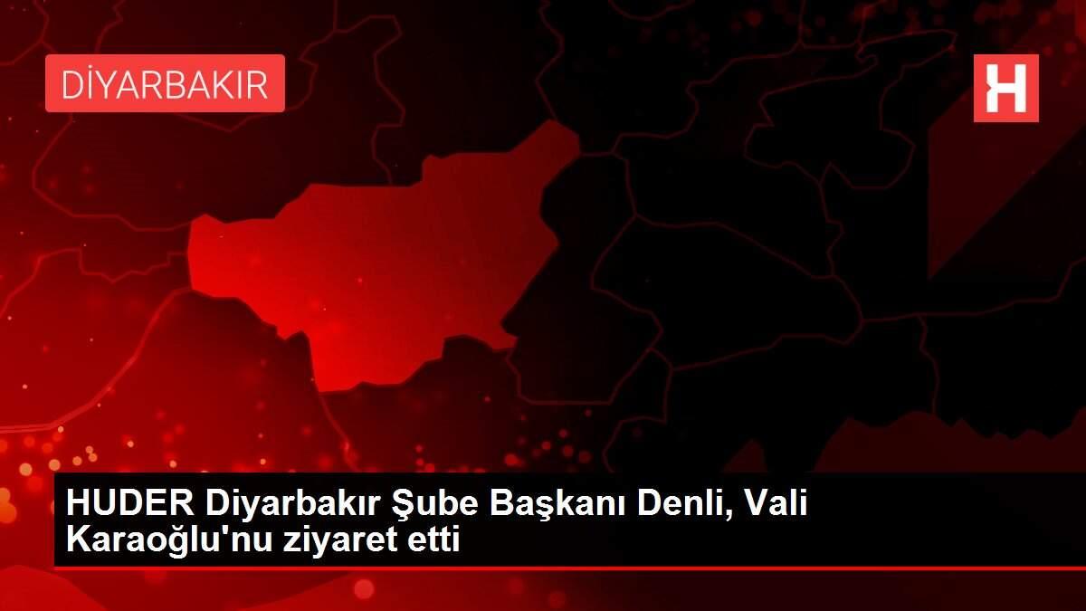 HUDER Diyarbakır Şube Başkanı Denli, Vali Karaoğlu'nu ziyaret etti