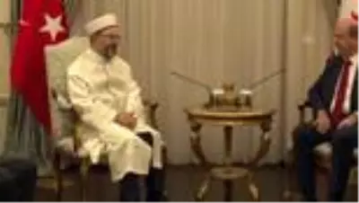 Son dakika... KKTC Cumhurbaşkanı Tatar, Türkiye Diyanet İşleri Başkanı Erbaş'ı kabul etti Son dakika... KKTC Cumhurbaşkanı Tatar, Türkiye Diyanet İşleri Başkanı Erbaş'ı kabul etti