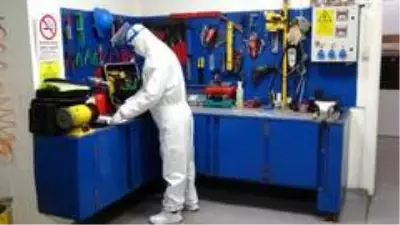 Kombi bakımında koruyucu elbise ve maske dönemi Kombi bakımında koruyucu elbise ve maske dönemi