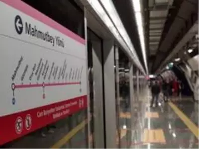Mecidiyeköy-Mahmutbey metro hattı açıldı Mecidiyeköy-Mahmutbey metro hattı açıldı
