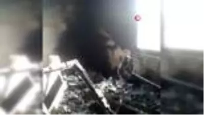 Mustafa'nın eviyle birlikte hayalleri de yandı Mustafa'nın eviyle birlikte hayalleri de yandı