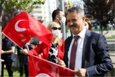 Samsun protokolü Cumhuriyet Bayramı'nı kutladı Samsun protokolü Cumhuriyet Bayramı'nı kutladı