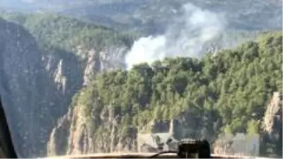 Son dakika haber: Tazı Kanyonunda orman yangını Son dakika haber: Tazı Kanyonunda orman yangını