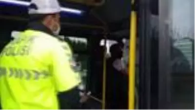Toplu taşıma araçlarında koronavirüs denetimi (2) Toplu taşıma araçlarında koronavirüs denetimi (2)