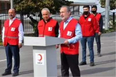 Türk Kızılayı'ndan Azerbaycan'a yardım eli Türk Kızılayı'ndan Azerbaycan'a yardım eli