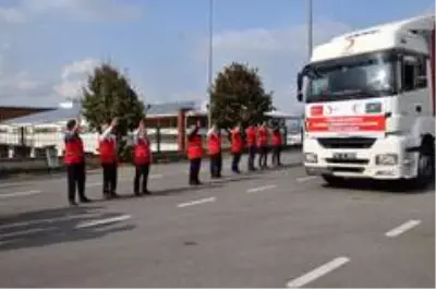 Türk Kızılayı'ndan Azerbaycan'a yardım eli Türk Kızılayı'ndan Azerbaycan'a yardım eli