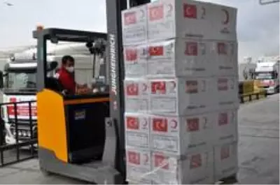 Türk Kızılayı'ndan Azerbaycan'a yardım eli Türk Kızılayı'ndan Azerbaycan'a yardım eli