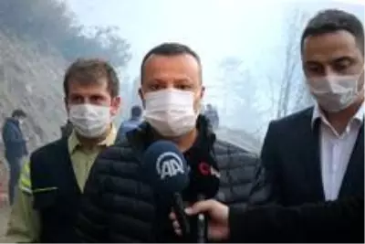 Örümcek Ormanları'ndaki yangın kontrol altına alınma seviyesine geldi- Gümüşhane Valisi Kamuran Taşbilek: - 'Yangın şuan itibariyle kontrol altına... Örümcek Ormanları'ndaki yangın kontrol altına alınma seviyesine geldi- Gümüşhane Valisi Kamuran Taşbilek: - 'Yangın şuan itibariyle kontrol altına...