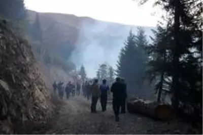 Örümcek Ormanları'ndaki yangın kontrol altına alınma seviyesine geldi- Gümüşhane Valisi Kamuran Taşbilek: - 'Yangın şuan itibariyle kontrol altına... Örümcek Ormanları'ndaki yangın kontrol altına alınma seviyesine geldi- Gümüşhane Valisi Kamuran Taşbilek: - 'Yangın şuan itibariyle kontrol altına...