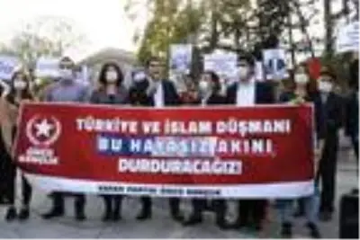 Son Dakika | Vatan Partisi'nden Fransa Büyükelçiliği önünde protesto Son Dakika | Vatan Partisi'nden Fransa Büyükelçiliği önünde protesto