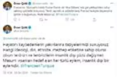 AK Parti'li Çelik'ten Fransa'daki kilise saldırısına kınama AK Parti'li Çelik'ten Fransa'daki kilise saldırısına kınama