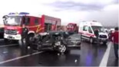 Son dakika haber... Ankara-Niğde Otoyolu'nda kaza: 5 yaralı