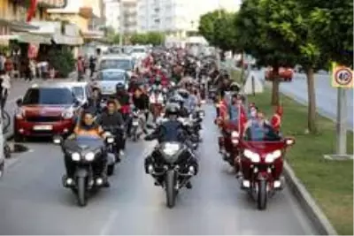 Antalya'da motosikletli kortejle Cumhuriyet kutlaması Antalya'da motosikletli kortejle Cumhuriyet kutlaması