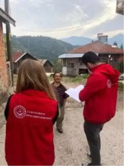 ASDEP ekipleri Yığılca'da hane ziyareti yaptı ASDEP ekipleri Yığılca'da hane ziyareti yaptı