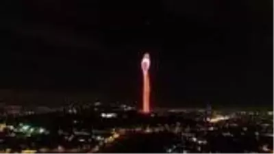 Çamlıca Kulesi'nde 29 Ekim Cumhuriyet Bayramı'na özel ışık gösterisi Çamlıca Kulesi'nde 29 Ekim Cumhuriyet Bayramı'na özel ışık gösterisi