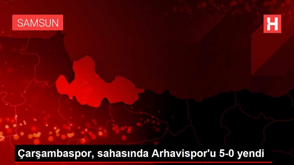 Çarşambaspor, sahasında Arhavispor'u 5-0 yendi Çarşambaspor, sahasında Arhavispor'u 5-0 yendi