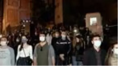 Cumhuriyet konseri Galata Kulesi'nden yansıtıldı Cumhuriyet konseri Galata Kulesi'nden yansıtıldı
