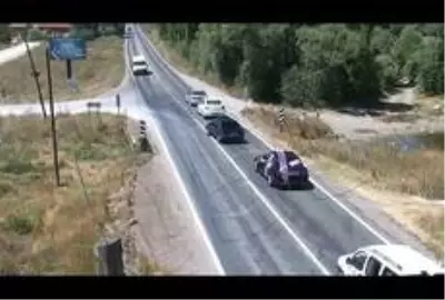 Son dakika haber! Düğün konvoyundaki kaza kameraya böyle yansıdı