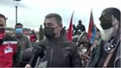 Gölbaşı'nda motosiklet kortejli 29 Ekim Cumhuriyet Bayramı kutlaması